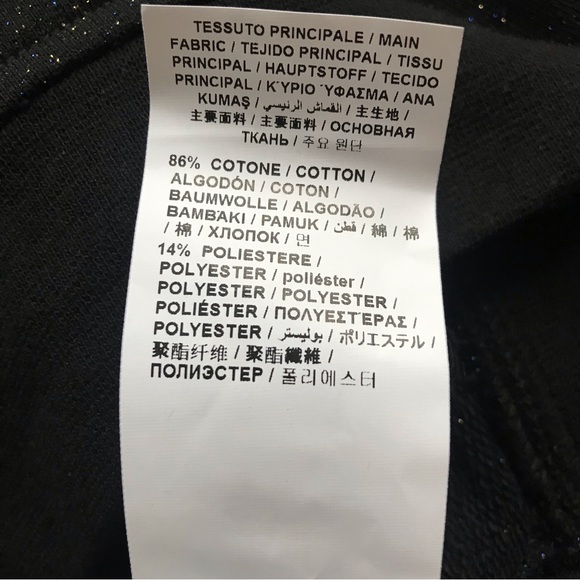 Love Moschino Black Appliquéd Metallic French Cotton-Blend Terry Sweatshirt, US4 - Picture 7 of 10